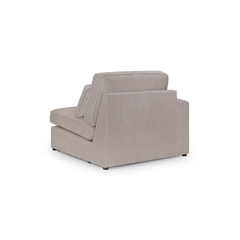 Kiana Modular Sofa Mocha Left Hand Arm Piece (7024682893376)