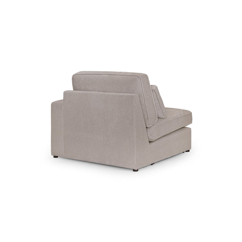 Kiana Modular Sofa Mocha Right Hand Arm Piece (7024695771200)