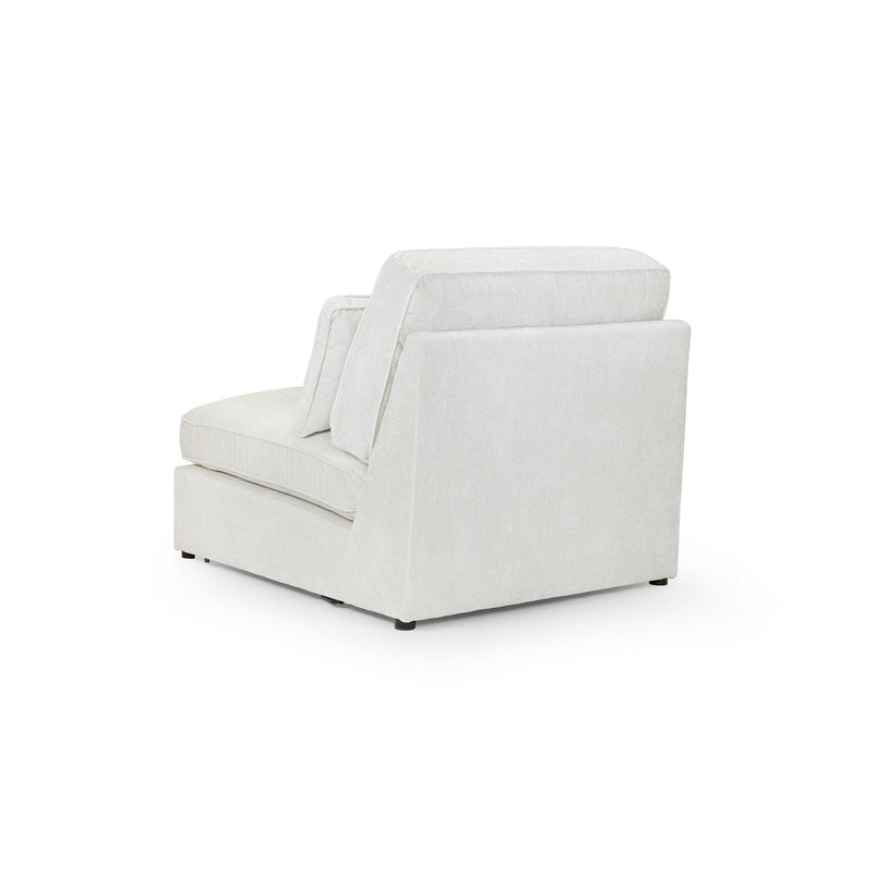 Kiana Modular Sofa Ivory Armless Piece (7024666673216) (14699506762106)