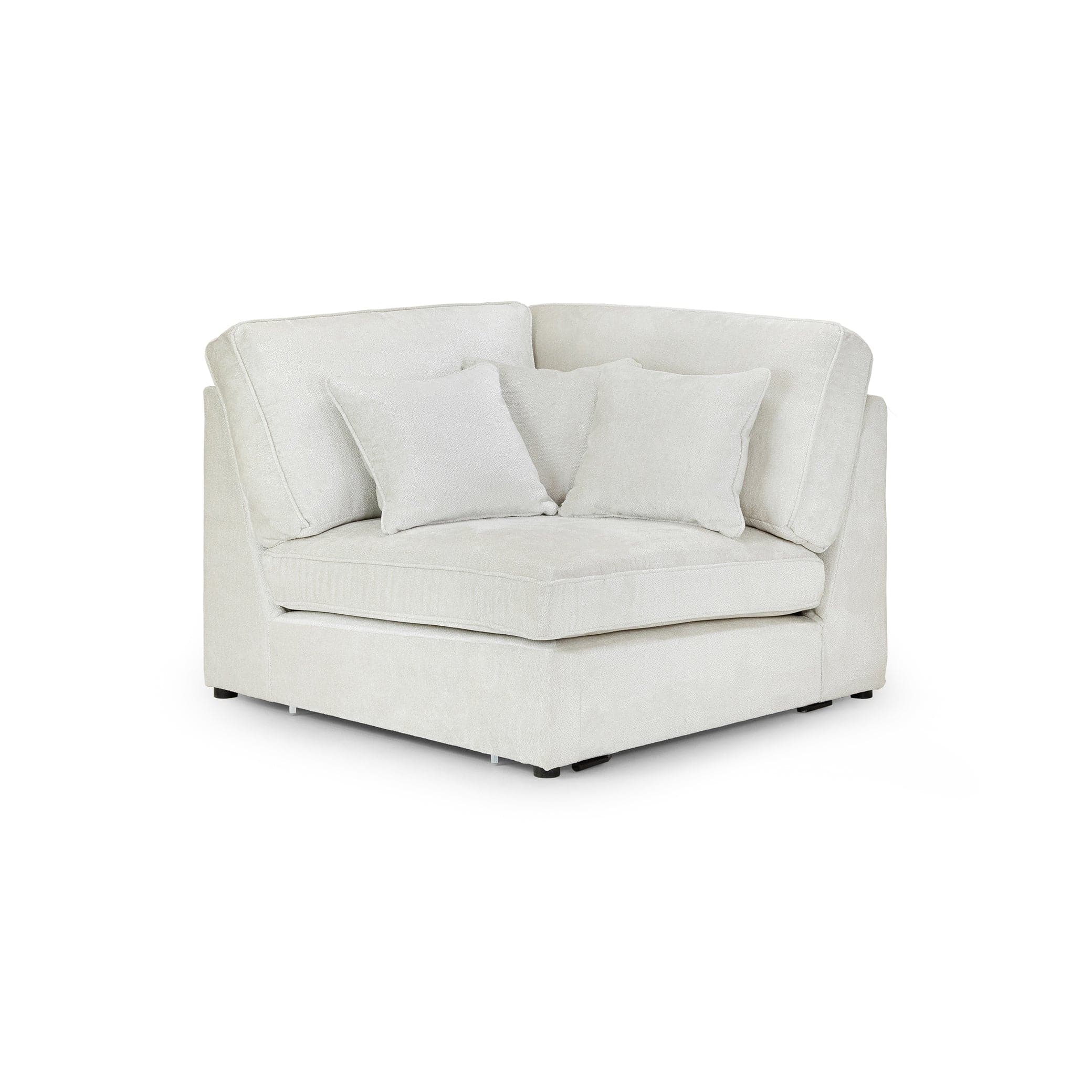 Kiana Modular Sofa Ivory Corner Piece (7024673325120)