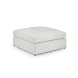 Kiana Modular Sofa Ivory Footstool (7024675749952)