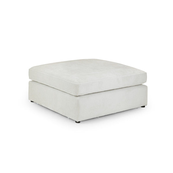 Kiana Modular Sofa Ivory Footstool (7024675749952)