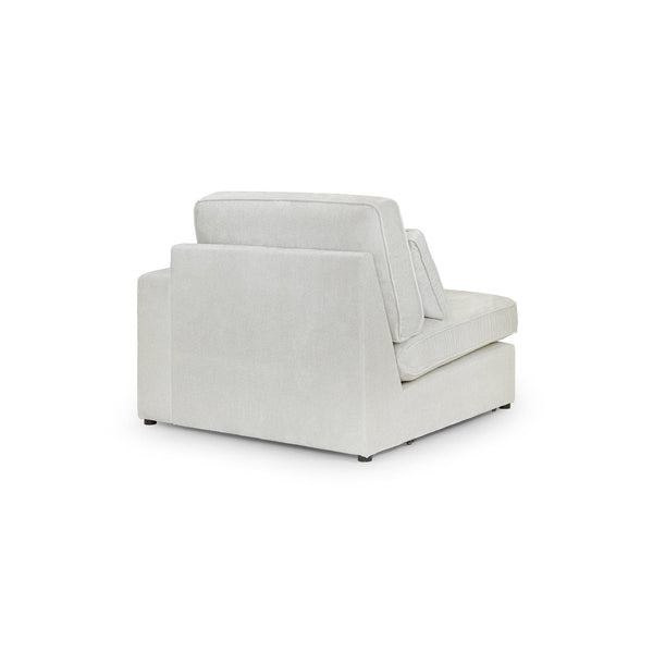 Kiana Modular Sofa Ivory Right Hand Arm Piece (7024696950848)