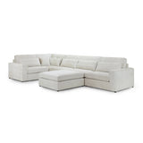 Kiana Modular Sofa Ivory Left Hand Facing Corner (7024781623360)