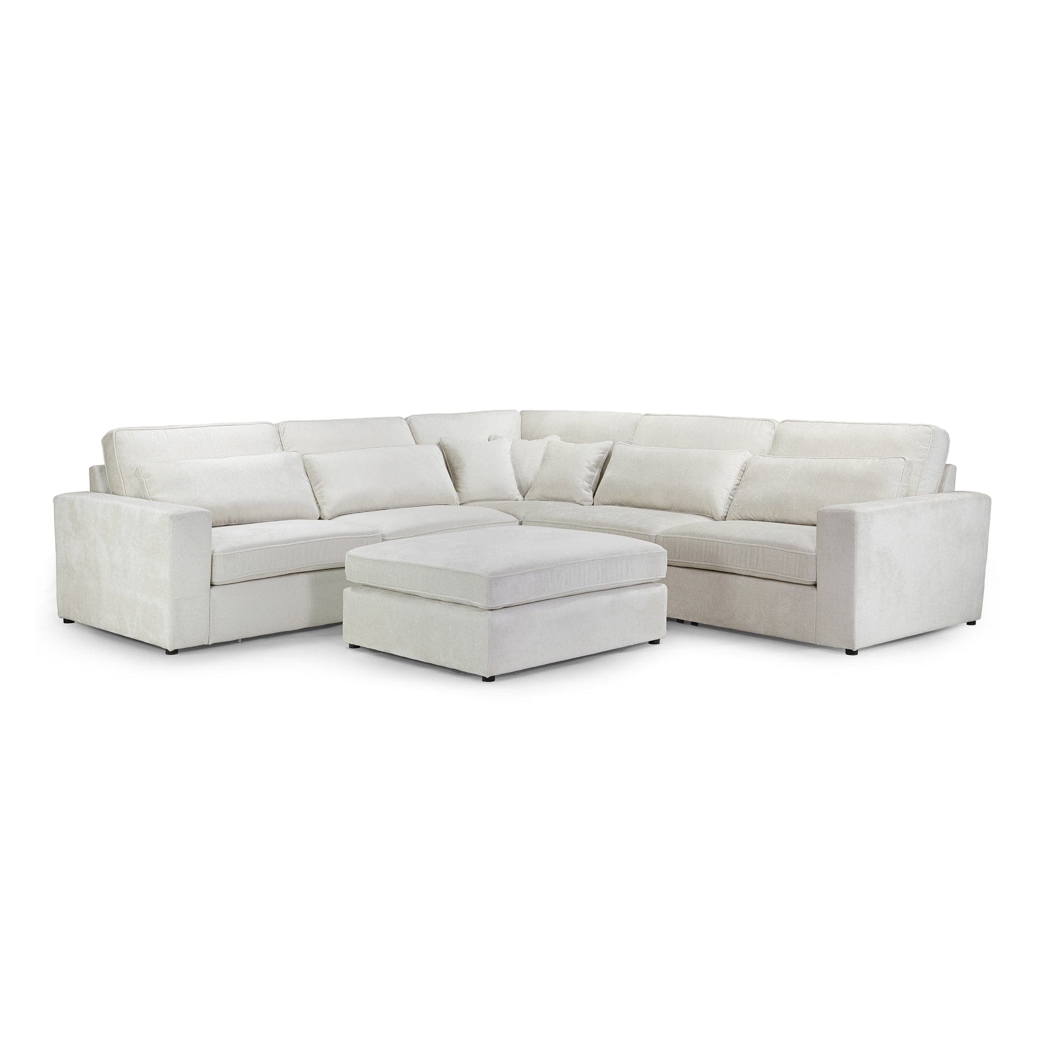 Kiana Modular Sofa Ivory Large Corner (7024792305728)