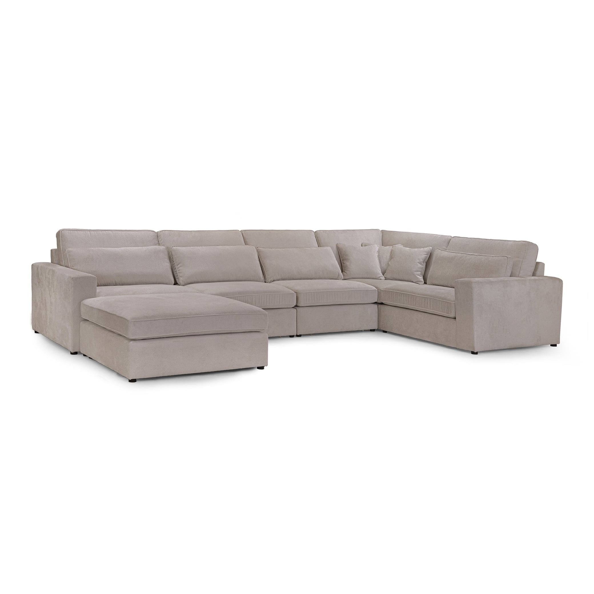 Kiana Modular Sofa Mocha Right Hand Facing Corner (7024776872000) (14699506336122)