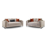 Kingston Sofa Beige 3+2 Set (7023944335424)