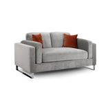 Kingston Sofa Grey 2 Seater (7023940763712)