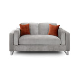 Kingston Sofa Grey 2 Seater (7023940763712)