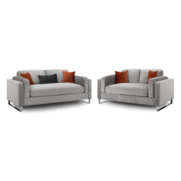 Kingston Sofa Grey 3+2 Set (7023939780672)