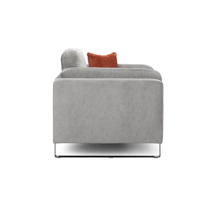 Kingston Sofa Grey 2 Seater (7023940763712)