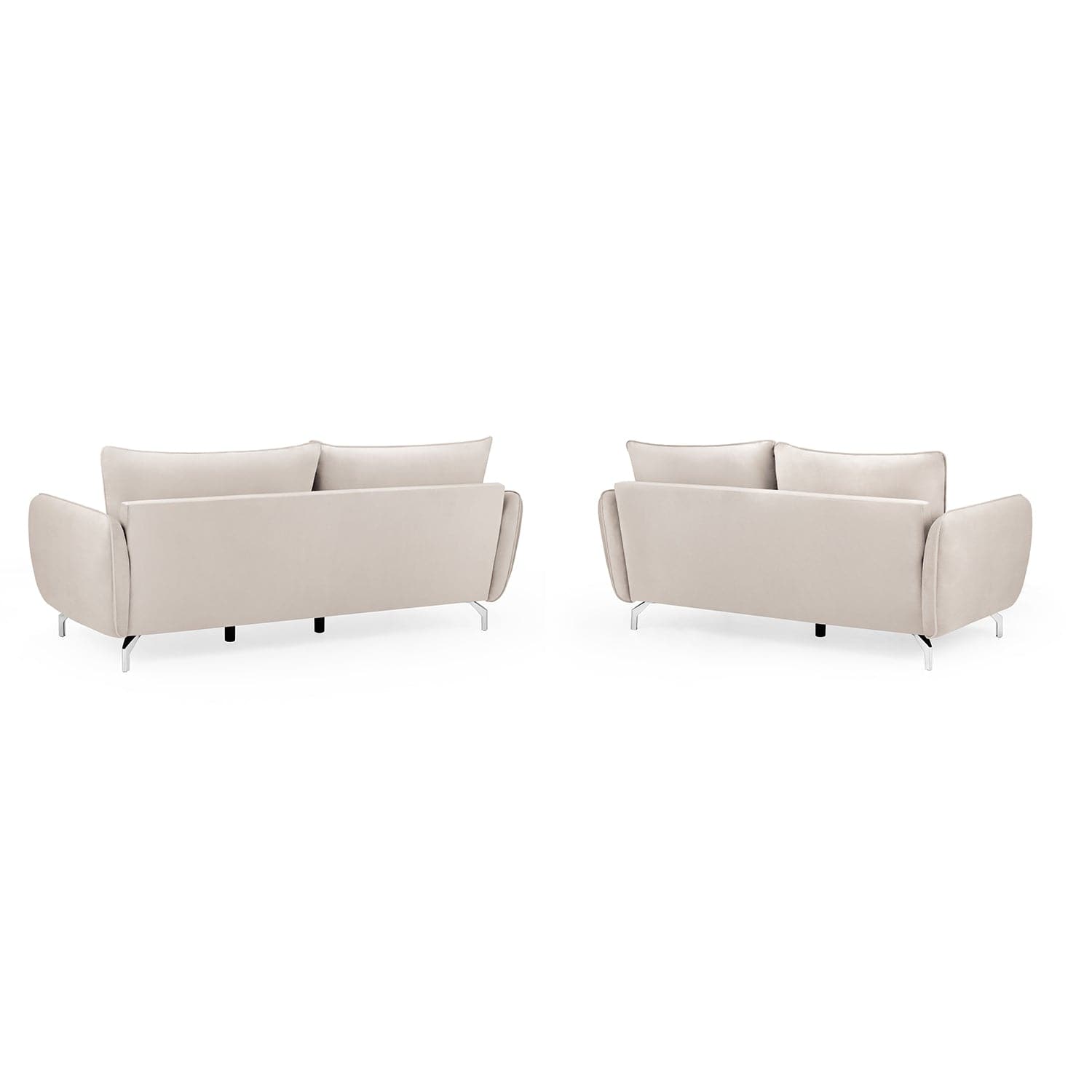 Lavard Sofa Plush Beige 3+2 Set (7023947513920)