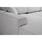 Leo Cinema Sofa Grey U Shape Corner (7023948333120)