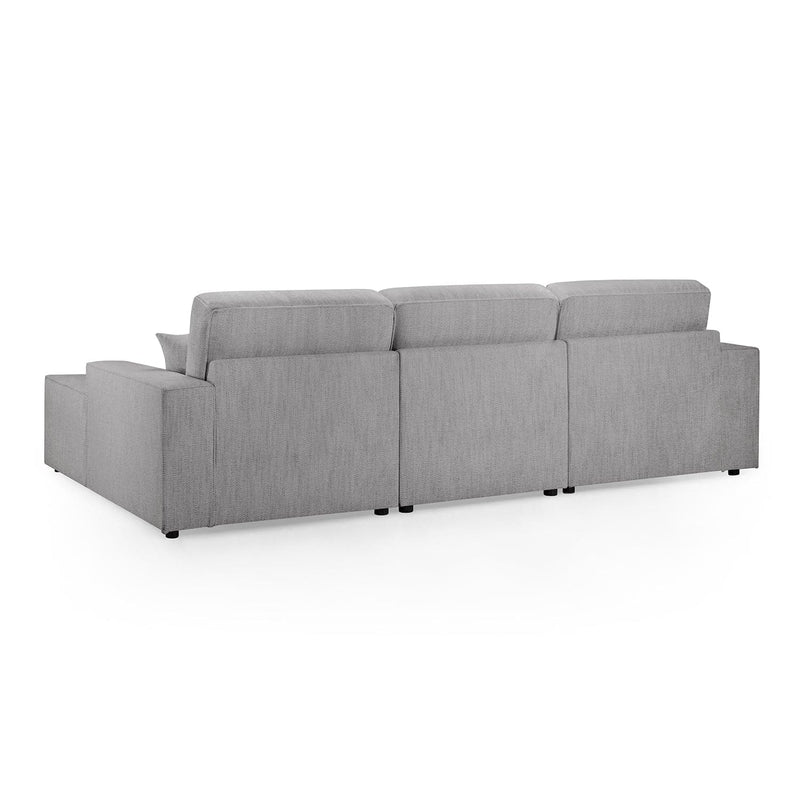 Leo Cinema Sofa Grey U Shape Corner (7023948333120)