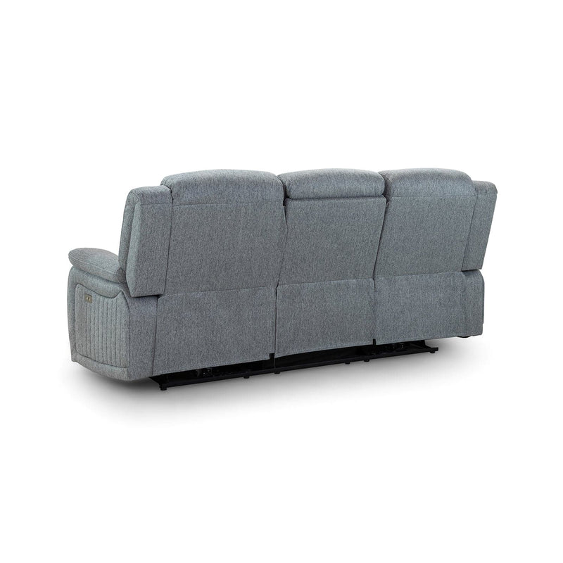 Linden Recliner Sofa Grey 3 Seater (7023948660800)