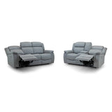 Linden Recliner Sofa Grey 3+2 Set (7023948595264)