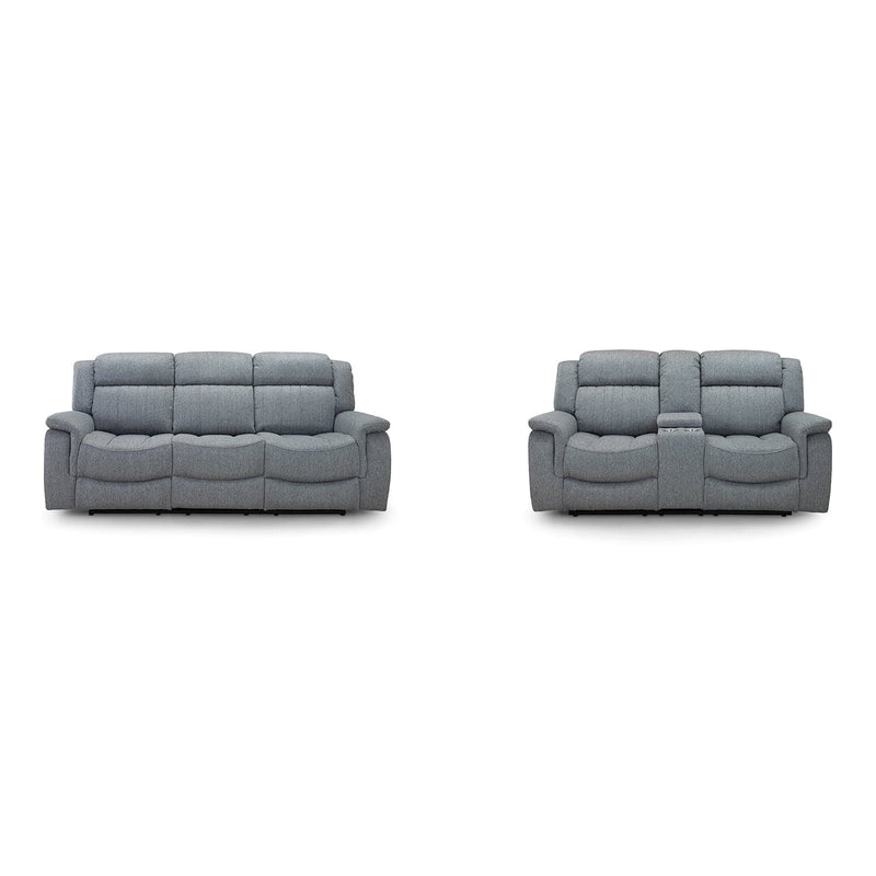 Linden Recliner Sofa Grey 3+2 Set (7023948595264)