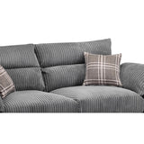 Logan Sofa Black/Grey 3+2 Set (7024172597312)