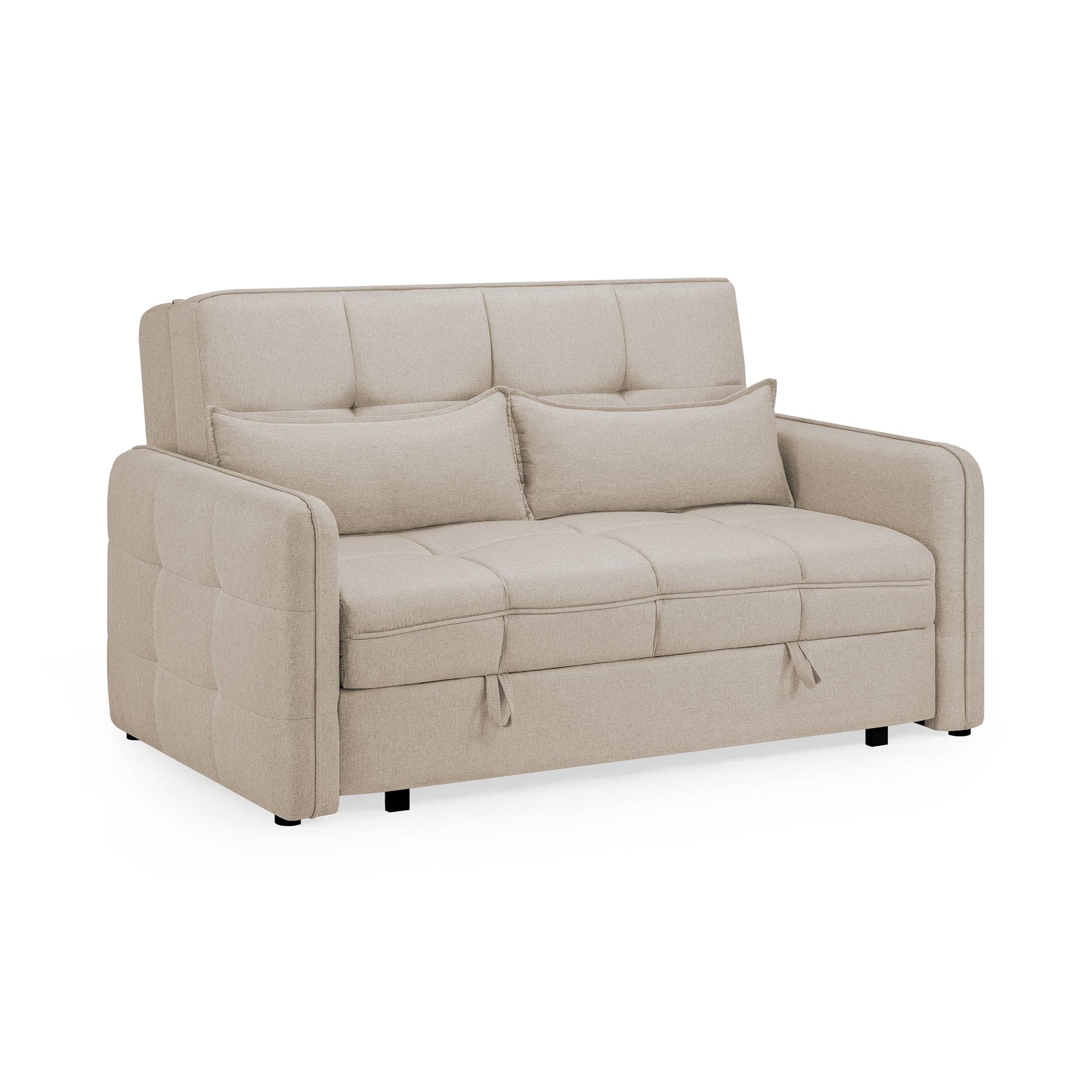 Marley Sofabed Beige 2 Seater (7024245801024)