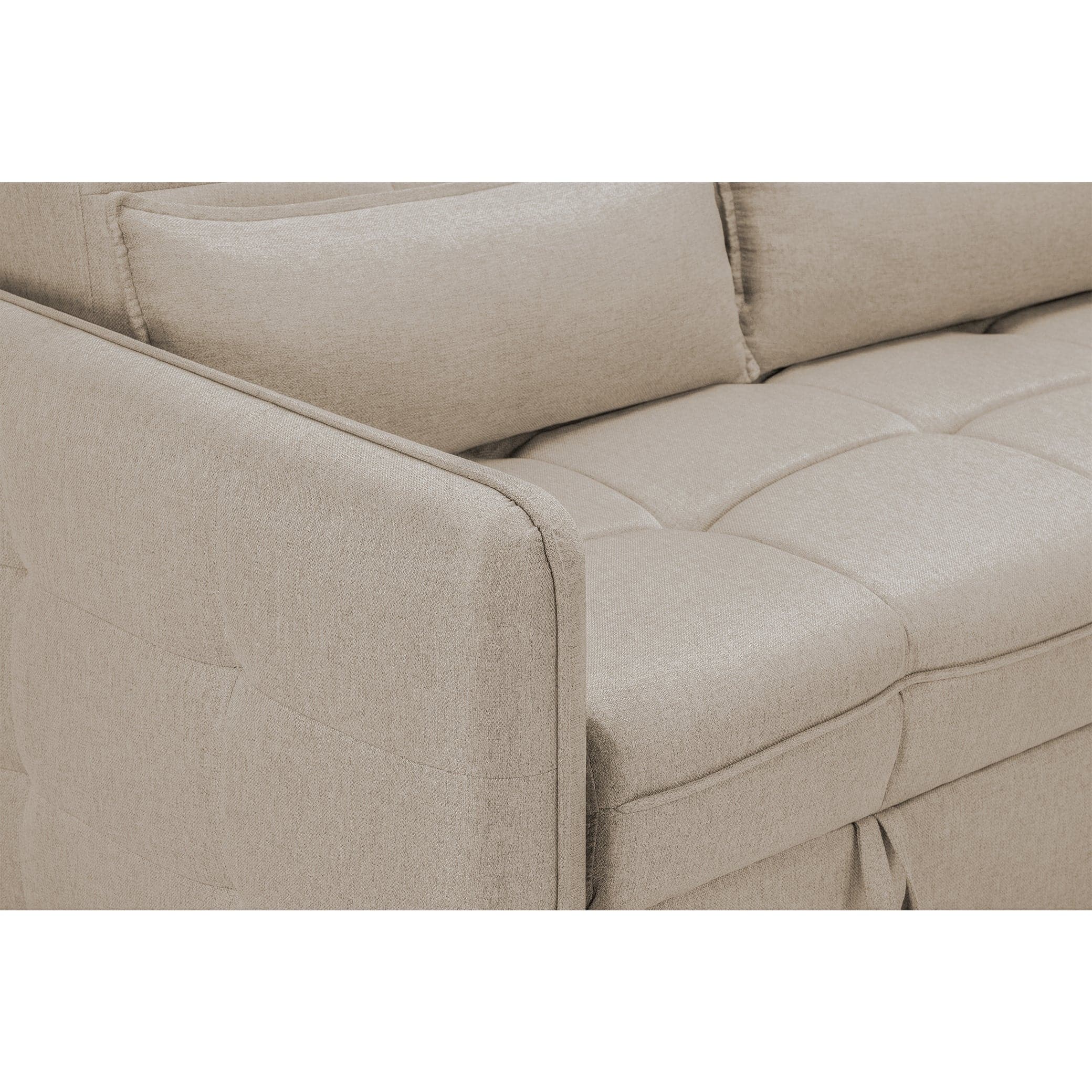 Marley Sofabed Beige 2 Seater (7024245801024)