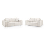 Mary Sofa Cream 3+2 Set (7024246030400)