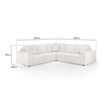 Mary Sofa Cream Large Corner (7024245899328)