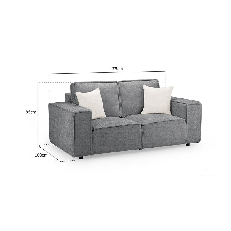 Mary Sofa Slate 2 Seater (7024248062016)