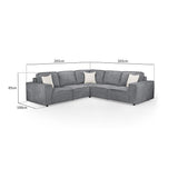 Mary Sofa Slate Large Corner (7024246521920)