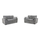 Maxwell Sofa Grey 3+2 Set (7024248848448)