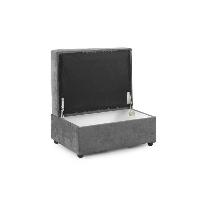 Maxwell Sofa Grey Footstool (7024249929792)