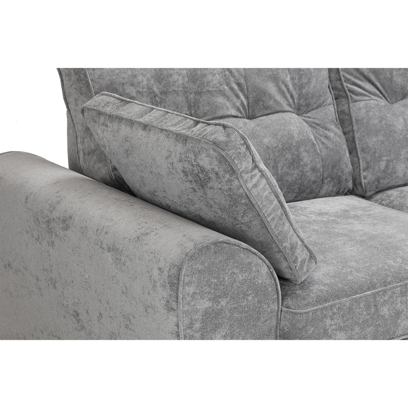 Maxwell Sofa Grey 2 Seater (7024249503808)