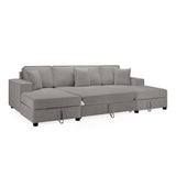 Milan Sofabed Grey Universal Corner (7024252977216)