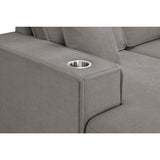 Milan Sofabed Grey Universal Corner (7024252977216)