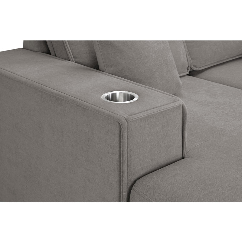 Milan Sofabed Grey Universal Corner (7024252977216)