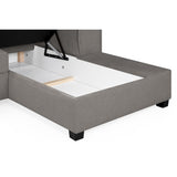 Milan Sofabed Grey Universal Corner (7024252977216)