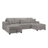 Milan Sofabed Grey Universal Corner (7024252977216)