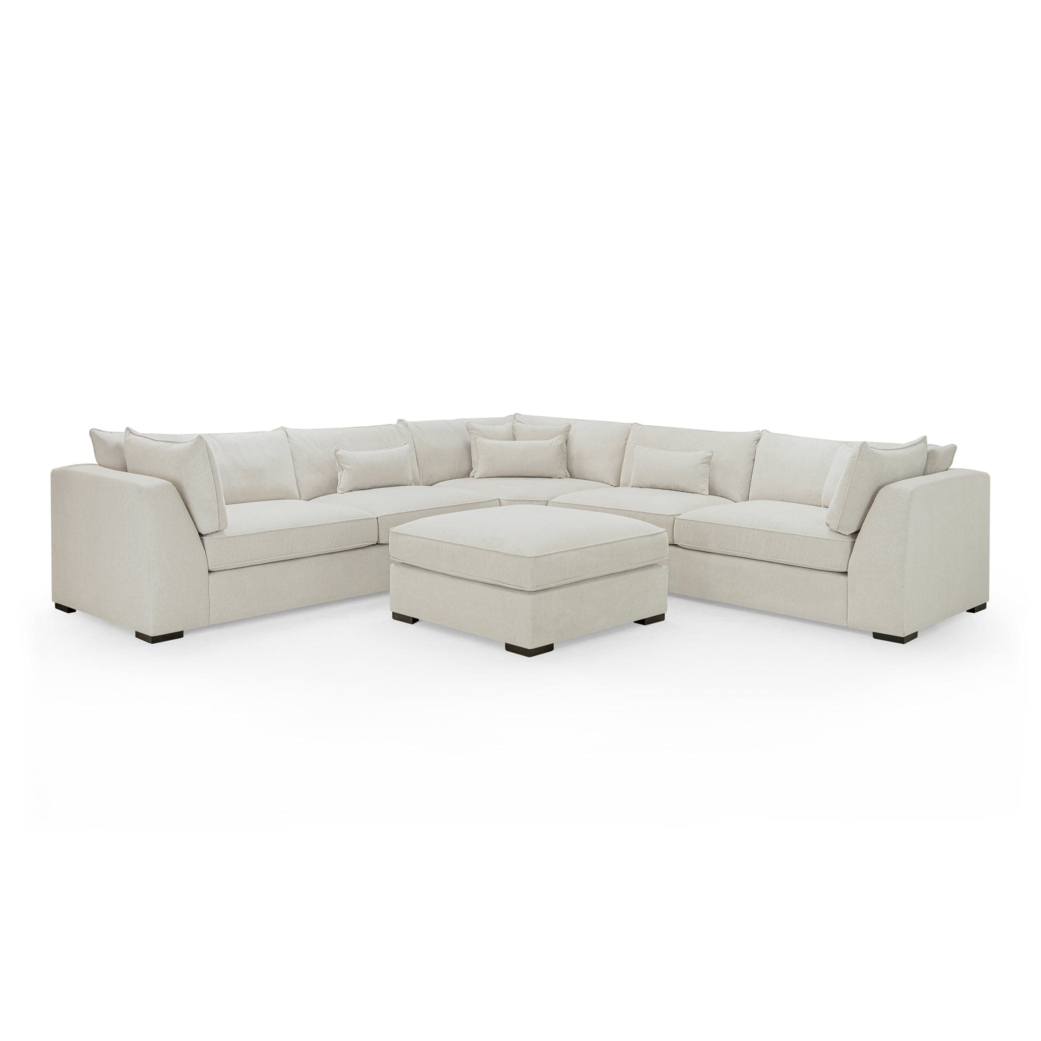 Monaco Sofa Stone Large Corner (7024889495616)