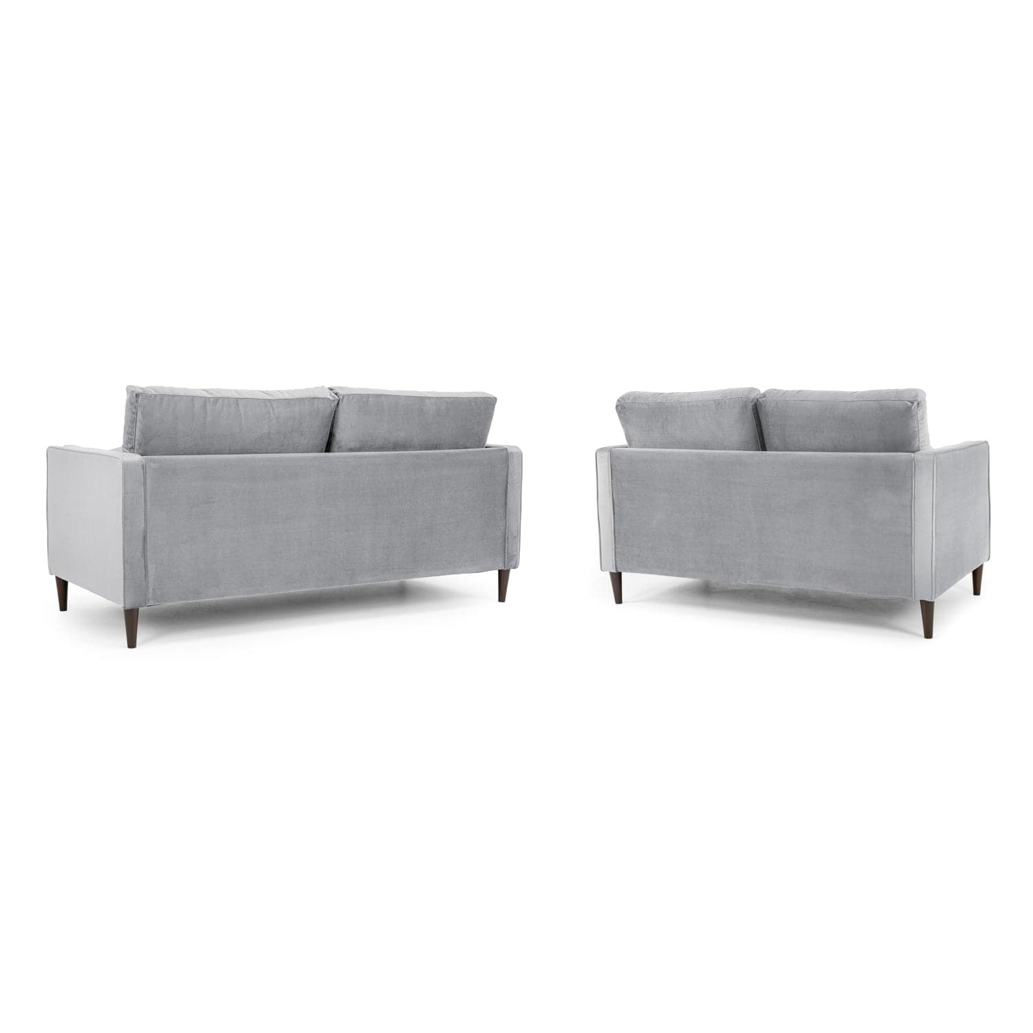 Munich Sofa Plush Grey 3+2 Set (7024897720384)