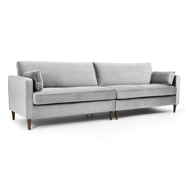 Munich Sofa Plush Grey 4 Seater (7024896016448)