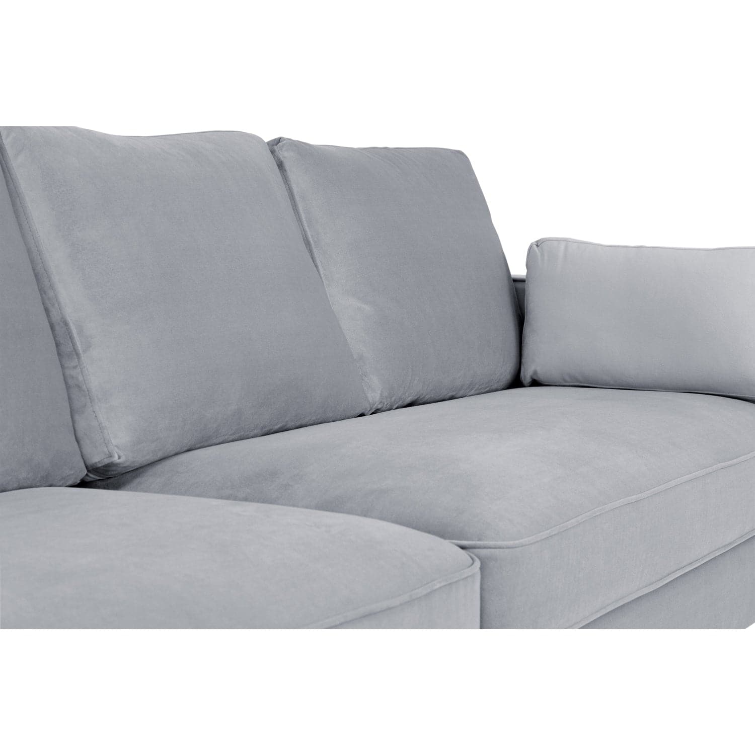 Munich Sofa Plush Grey 4 Seater (7024896016448)