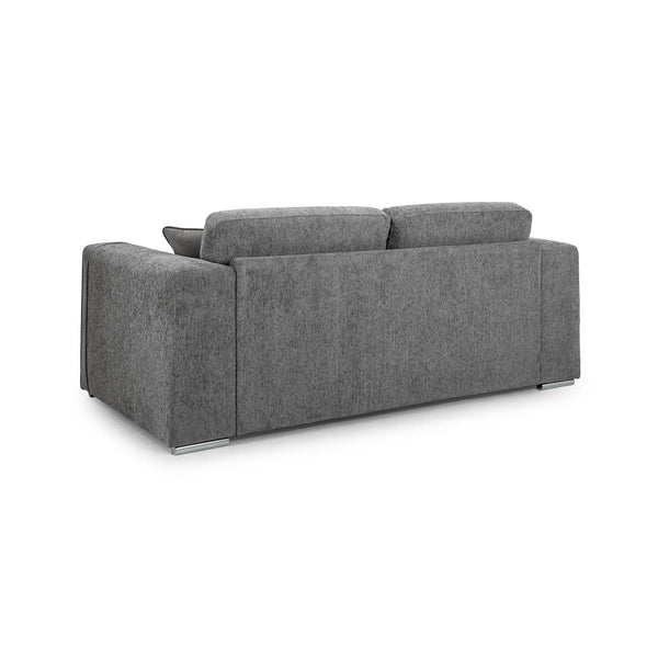 Naples Sofa Grey 3 Seater (7025209081920)