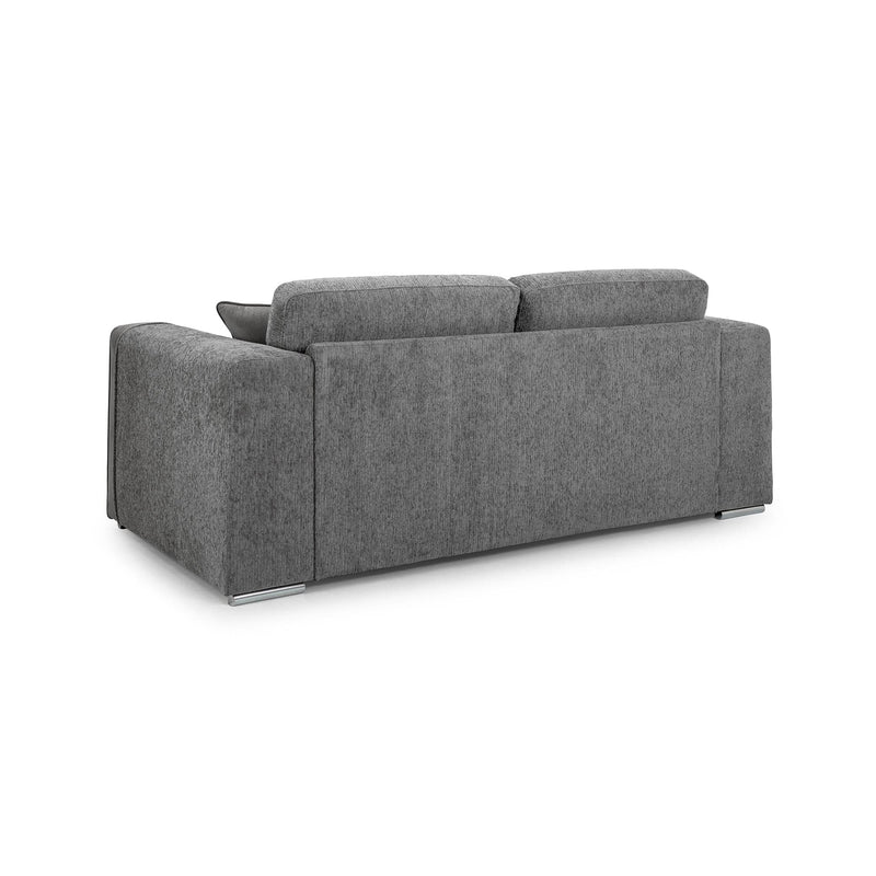 Naples Sofa Grey 3 Seater (7025209081920)