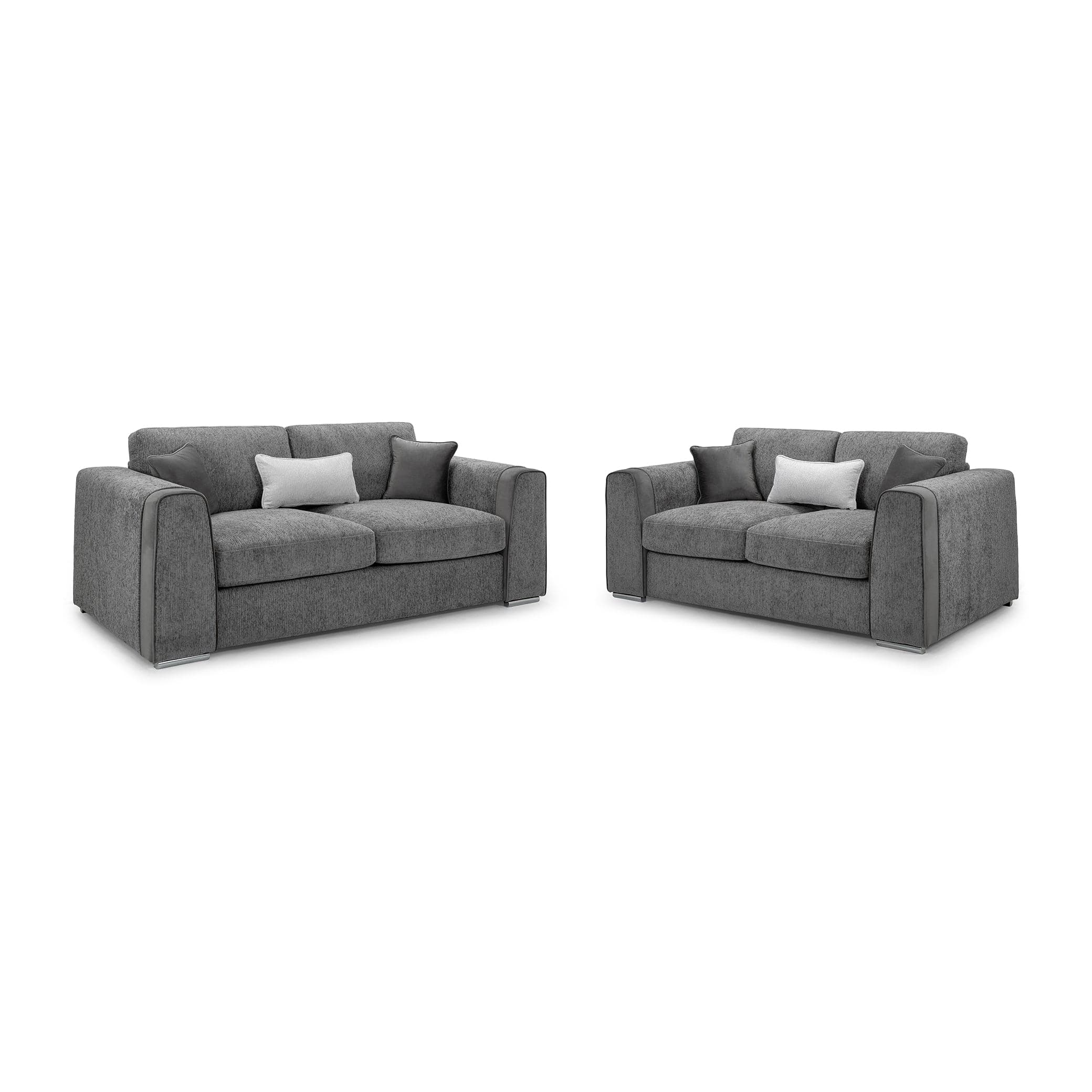 Naples Sofa Grey 3+2 Set (7025208590400)