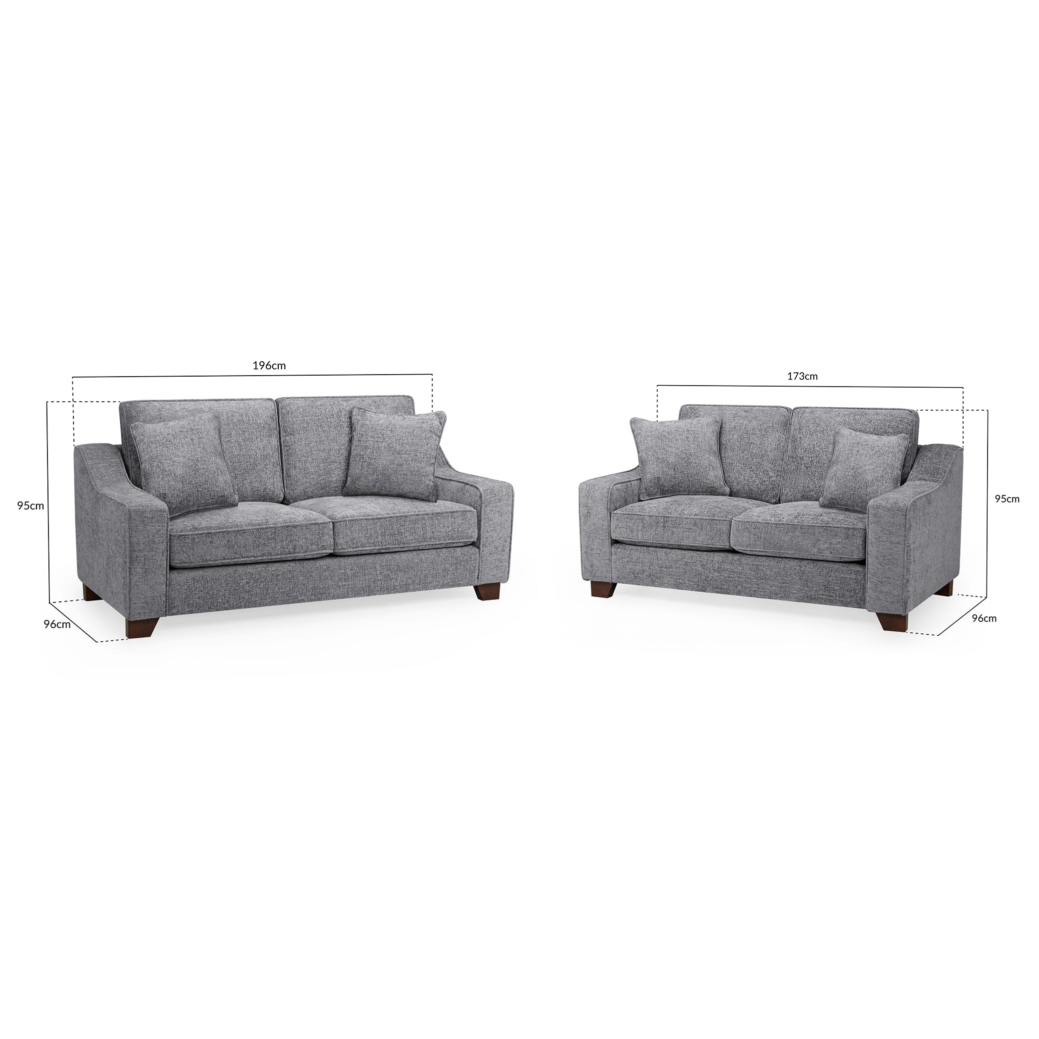 Orion Sofa Slate 3+2 Set (7025573855296)