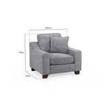 Nebraska Sofa Slate Armchair (7025581916224)