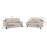 Nebraska Sofa Stone 3+2 Set (7025555734592)