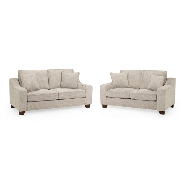 Nebraska Sofa Stone 3+2 Set (7025555734592)