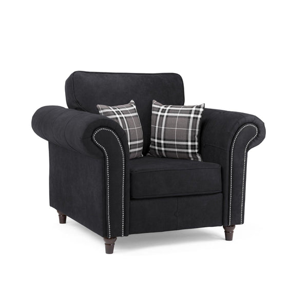 Oakland Sofa Charcoal Armchair (7025818828864)