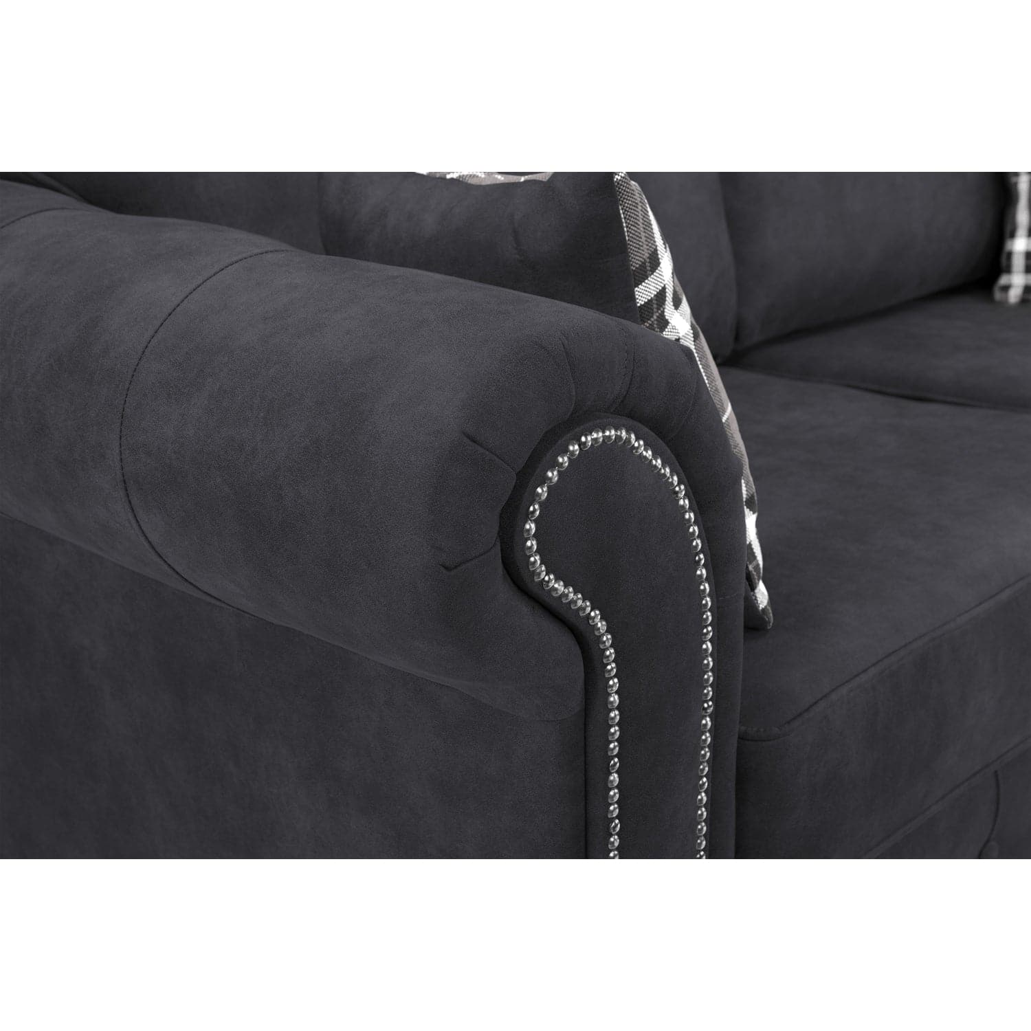 Oakland Sofa Charcoal 3+2 Set (7025816666176)