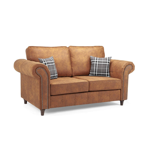 Oakland Sofa Tan 2 Seater (7025813684288)